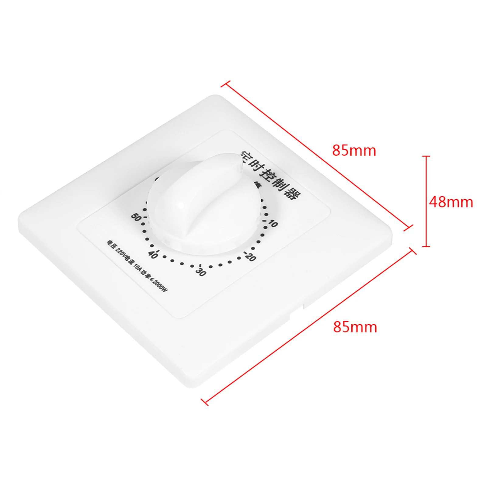 AC 220V 30/60/120 Min High Power Pump Timer Mechanical Time Switch Countdown Control 86 Panel Timer Switch Control Timer switch