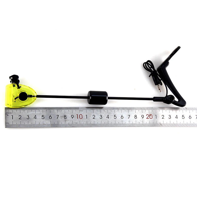 Fishing Swingers Set LED-beleuchteter Angelbissanzeiger Angelgerät im Koffer mit Reißverschluss, Outdoor-Schaukel-Signalempfänger – Detail 7