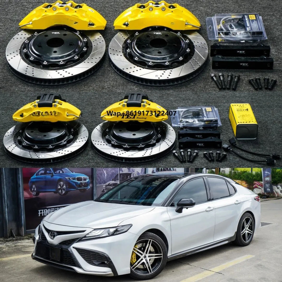 

Передняя 4-поршневая тормозная система P40NS+ BBK для 18-дюймовых дисков и комплект для модернизации задних тормозных роторов для Camry 8-го поколения