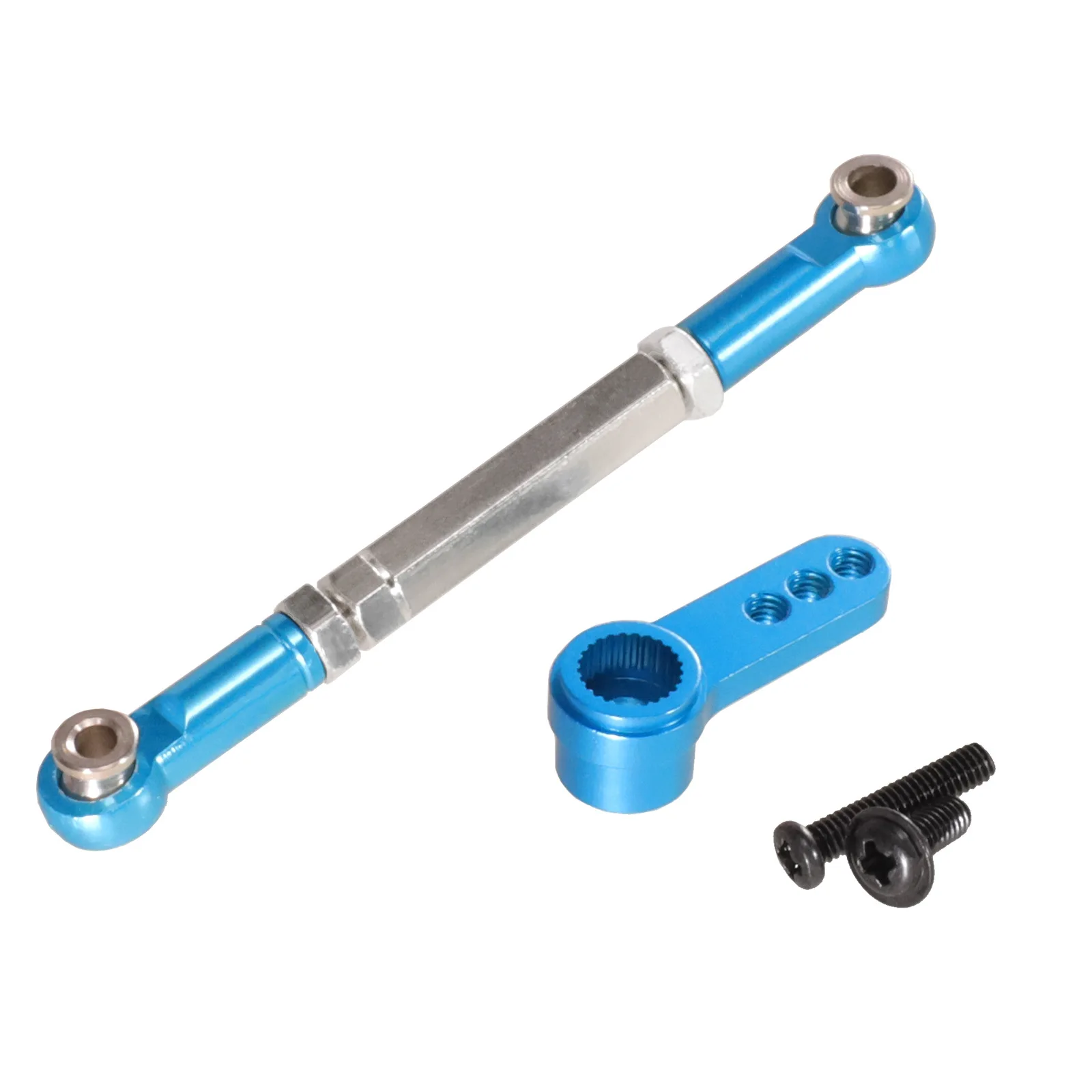 Bras servo de tige de servo en métal pour MJX HYPER GO H12Y H12Y + 1/12 pièces vulnérables de voiture télécommandées mise à niveau op