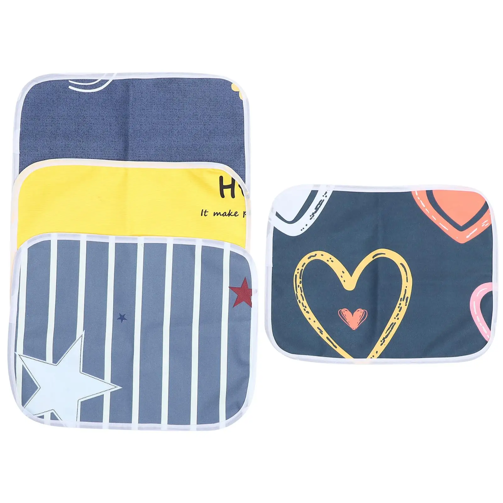 

4 Pcs Waterproof Guinea Pig Cage Liner Pee Pad 35x45cm Reusable Washable Small Animal Pet House Supplies Hamster Mats
