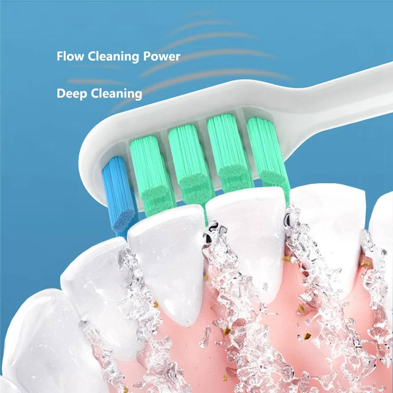 

ABKR-For EW-DC01 Panasonic Replacement Electric Tooth Brush Heads Durable Easy Install Easy To Use Black