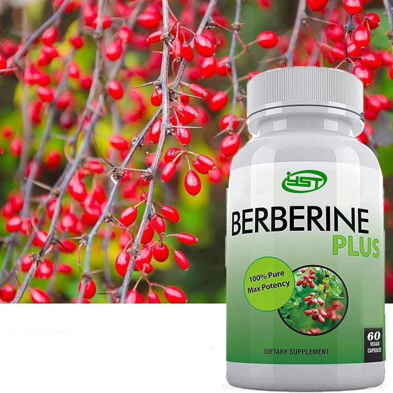 1200 milligrams -60 vegetarian berberine capsules royal jelly to maintain healthy blood sugar and cholesterol levels