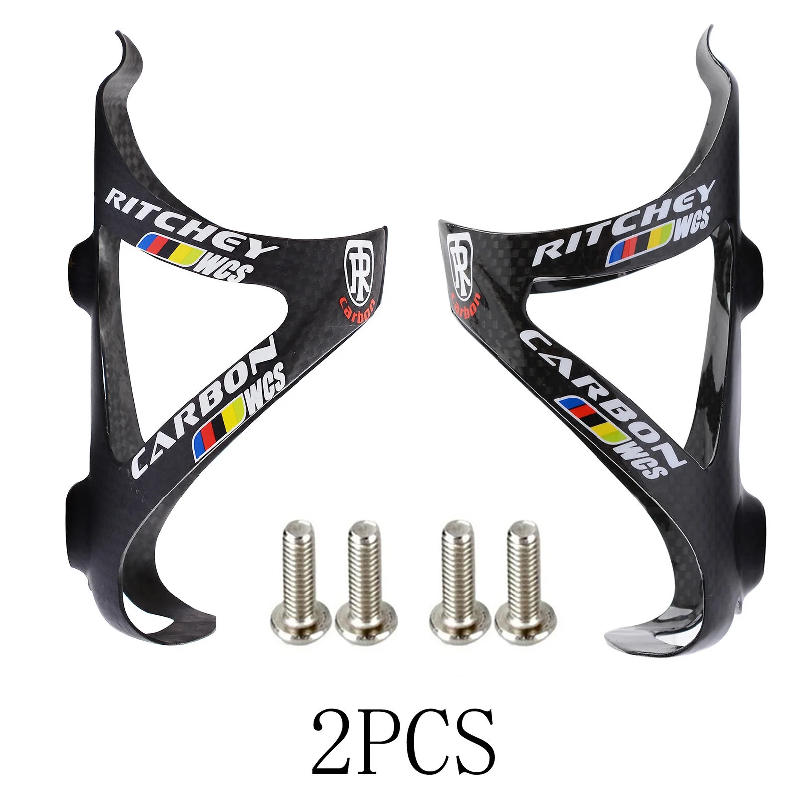 AliExpress NONE Full Carbon Fiber Bike Bottle Cage Mountain Road Bike Bottle Cage Ultralight Riding Gear Matte/Glossy