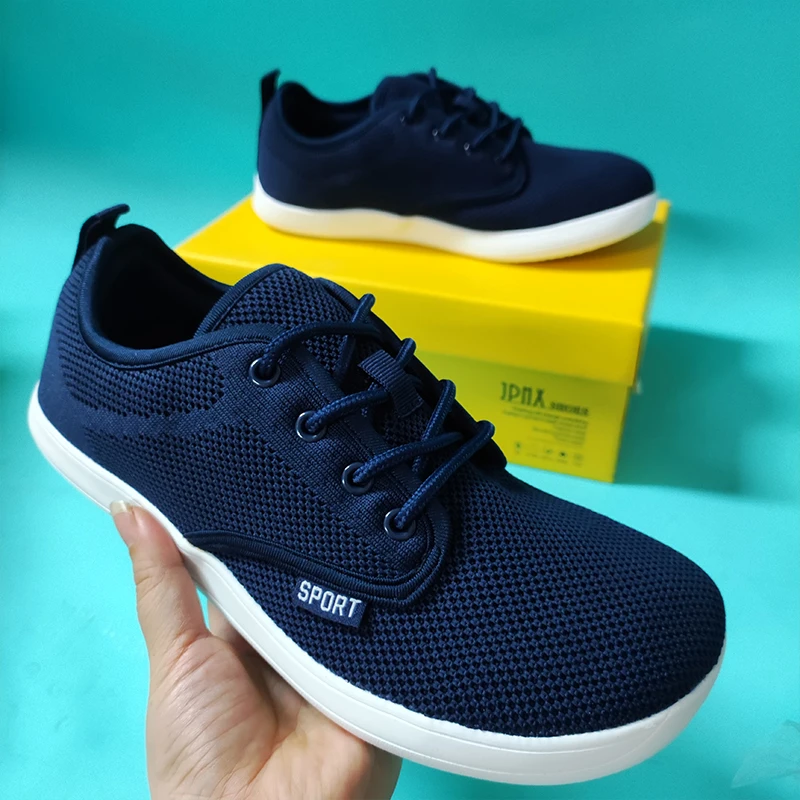 Summer Men's Shoes Male sneakers Barefoot Minimalist Women Wide Toe Lace Up Sports Shoes with Loose Comfortable Walking Shoes