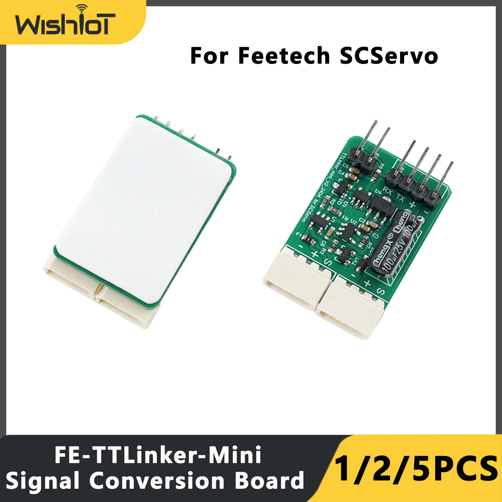 1/2/5PCS Feetech FE-TTLinker-Mini Signal Conversion Board Between for Arduinos and SCservo Servo Robot Application