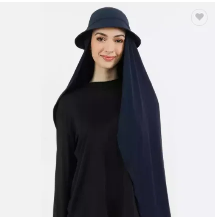 

Fashionable fisherman hat chiffon scarf