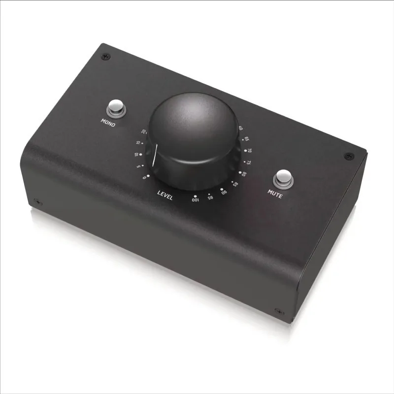 

Premium Passive Stereo Volume Controller and Attenuator with XLR/TRS Combo Inputs and XLR Outputs