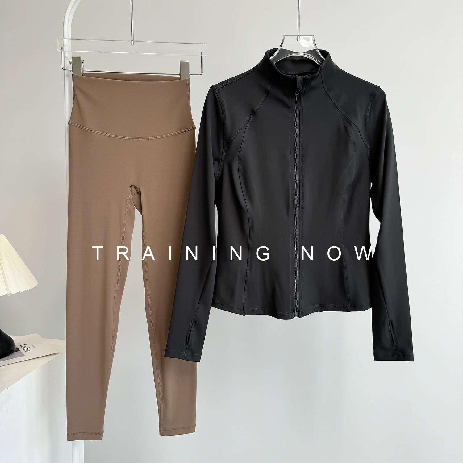 

Fitness suit for women in autumn high-looking slimming Pilates yoga wear fashionable running quick-drying sports training