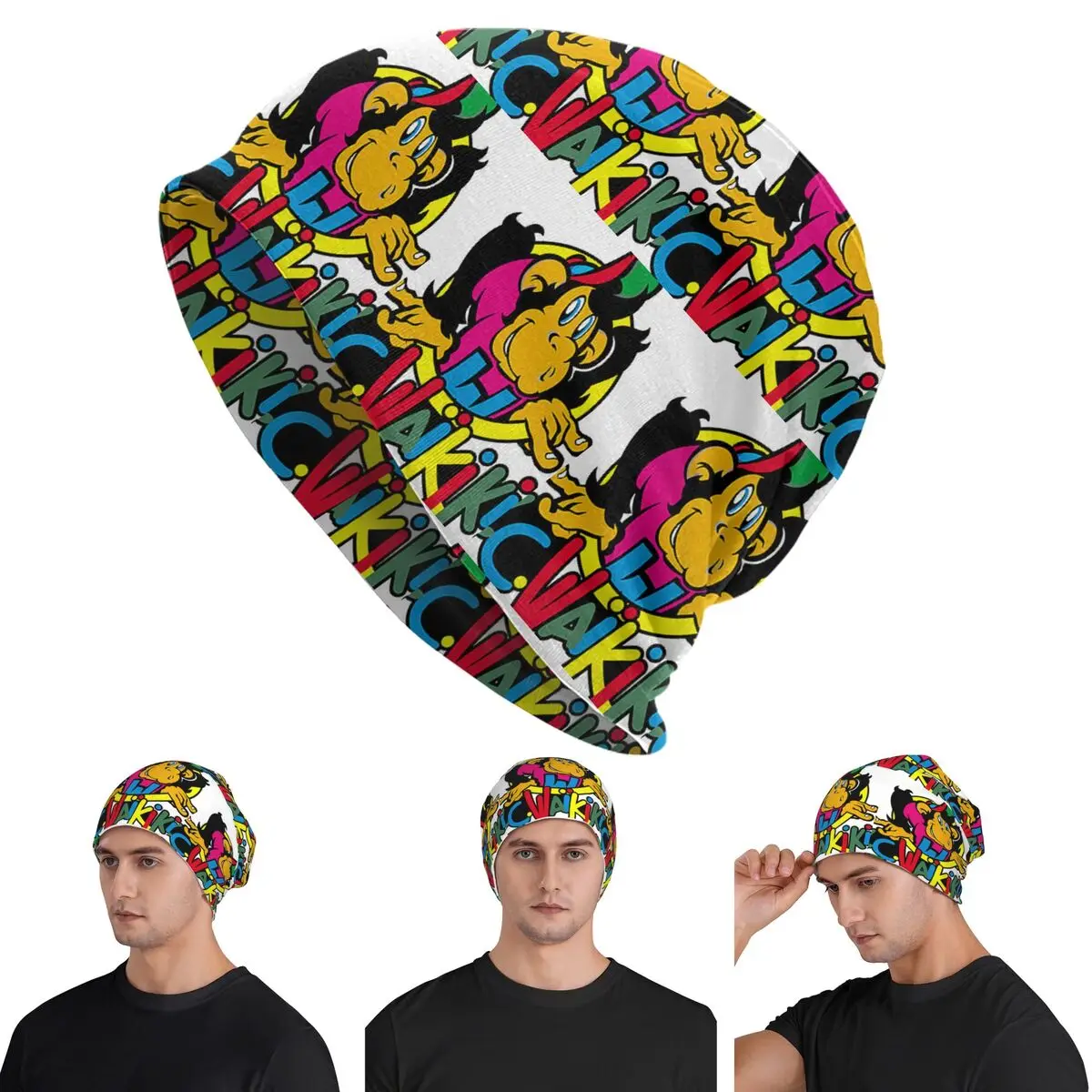 Monkey Lc Waikiki Singe Warm Knitted Cap Fashion Bonnet Hat Autumn Winter Outdoor Beanies Hats for Unisex Adult