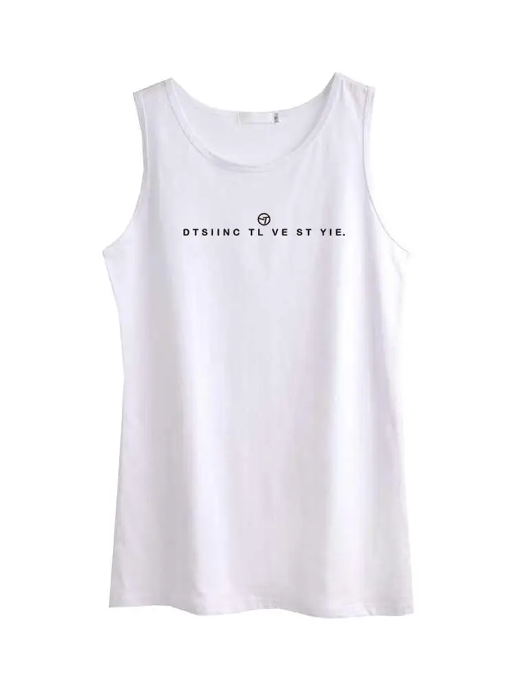 plus Size Cotton Csole Tank Top Women Loose Long Svel Inner Wear Polyester Fiber Thin Summer Online Exclusive