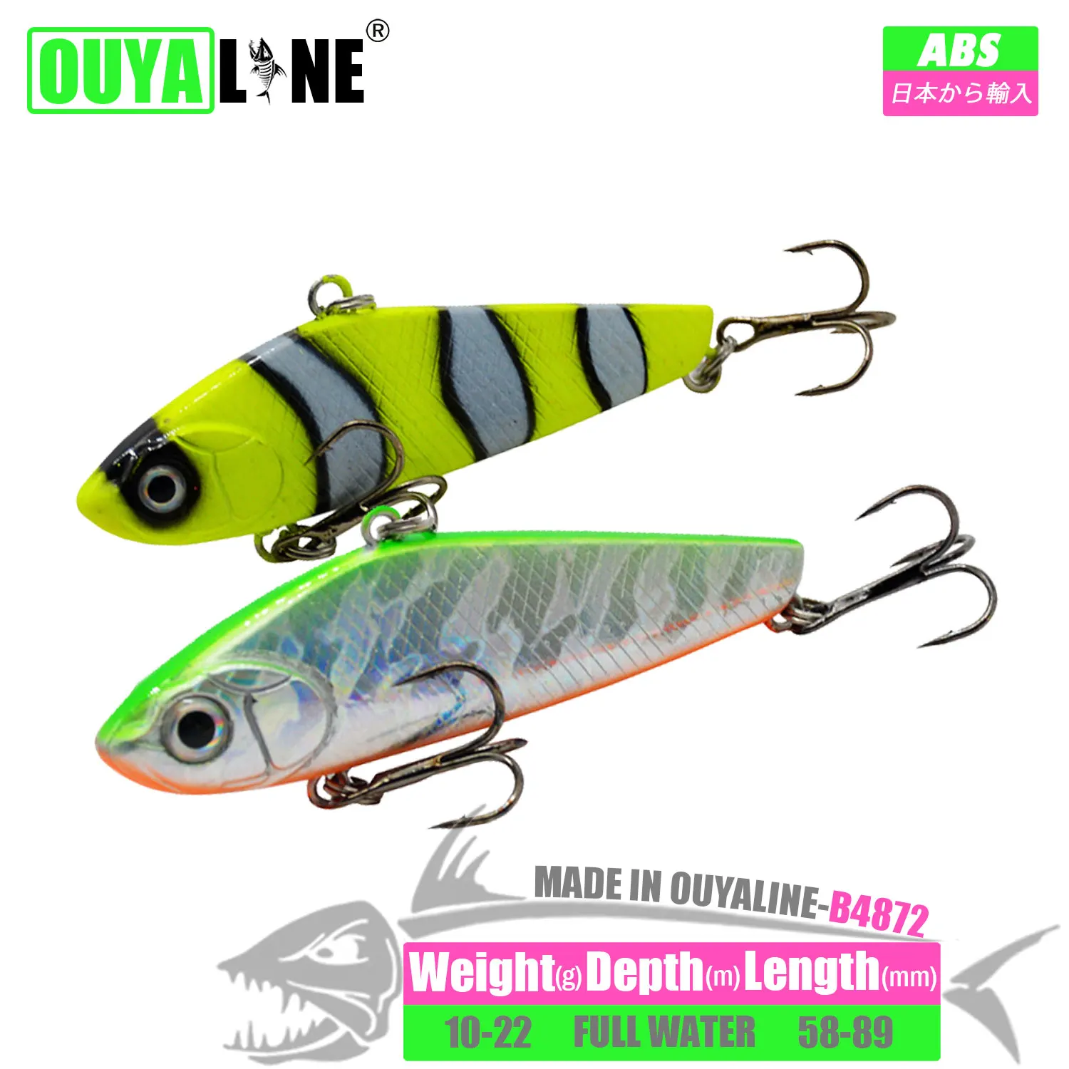 

New Fishing Lure Sinking Vibration 10g 14g 18g 22g Isca Artificial Hard VIB Baits Winter Trolling Peche A La Carpe Tackle Leurre