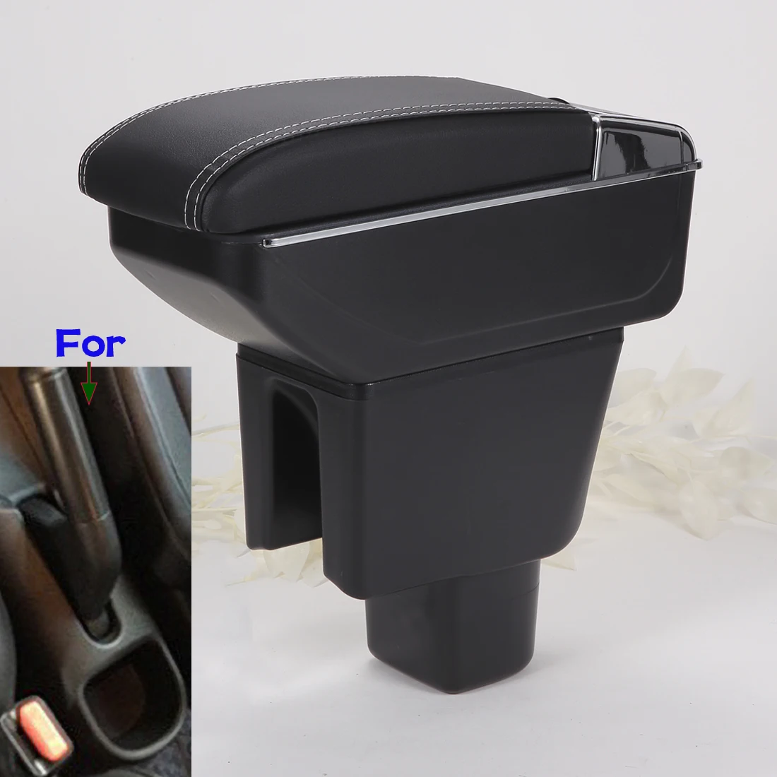 

For Honda BRV Armrest For Honda BR-V Car Armrest box central Store content Storage box Arm Auto parts USB Charge