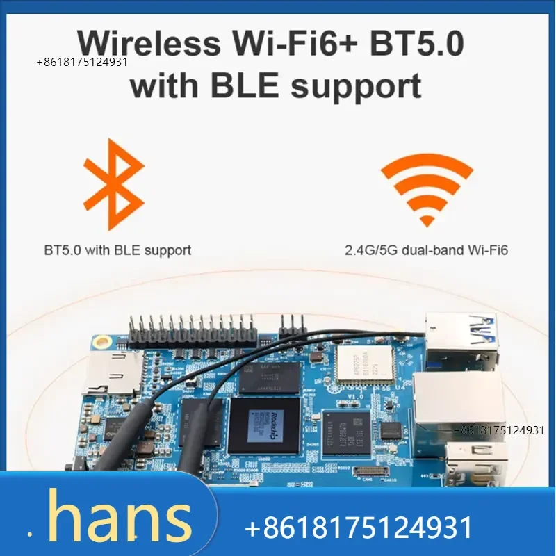 2026 Factory Direct Sales Orange Pi 5b 16gb Ram Single Board Computer Rk3588s 128gb Emmc Wifi-bt Development Board Orangepi