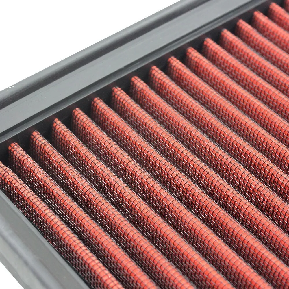 Car High Flow Air Filter for Citroen C5 C6 Peugeot 407 408 Washable Reusable Replacement Cold Air Intake Filters OE 1444EL