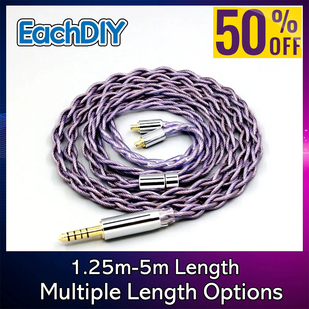 Тип2 1,8 мм 140 ядерный кабель для наушников litz 7N OCC для Acoustune HS 1695Ti 1655CU 1695Ti 1670SS 4-ядерный 7874