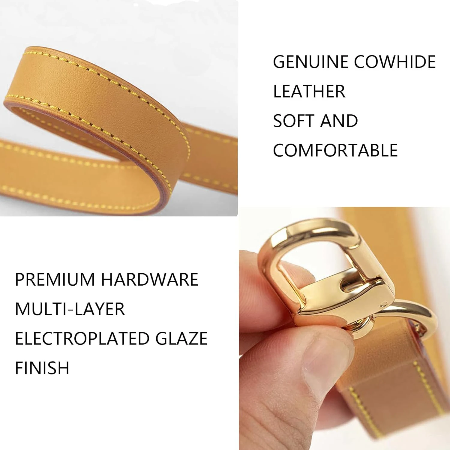 استبدال حزام حقيبة جلدية لحقيبة LV Diane تحت الإبط، أحزمة كتف قابلة للتعديل، ملحقات حقيبة ذاتية الصنع #4