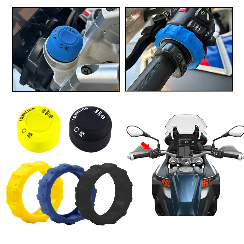 F750GS F850GS Motorcycle Accessories One-key Start Switch Protective Cover For BMW F 750 F850 GS ADV Handle protective cover