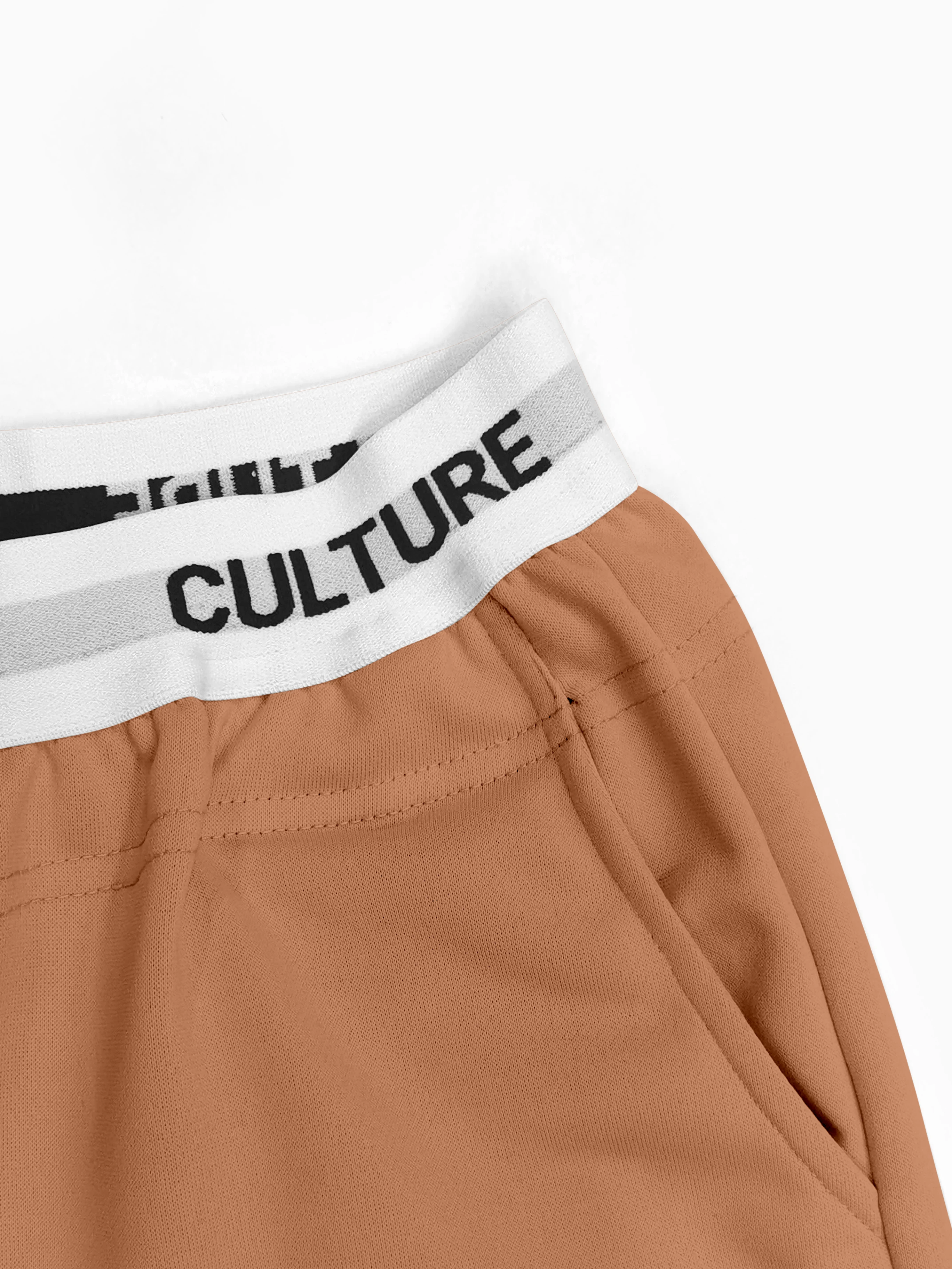 المرأة عالية الخصر واسعة الساق Sweatpants 4 ألوان فضفاضة تناسب "الثقافة" حزام الخصر بناطيل كاجوال #6