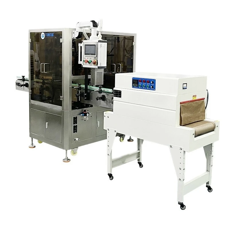 Horizontal labeling machine, labeling, eyebrow pencil labeling, labeling machine