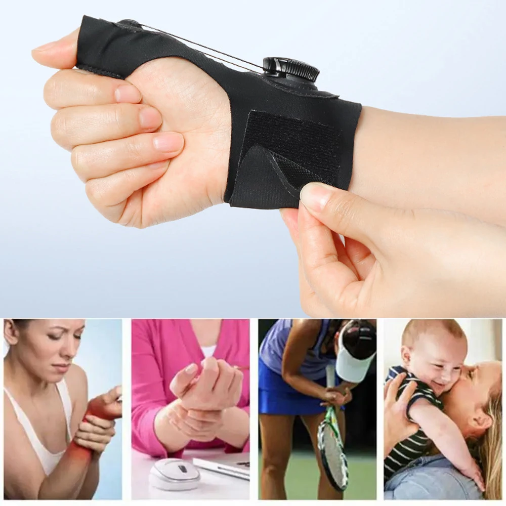 1PC Carpal Tunnel Wrist Brace for Men Women,Adjustable Knob Hand Brace Night Support-Arm Stabilizer Splint Support for Arthritis