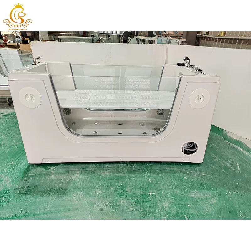 Large Freestanding Pet Adjustable Cleaning Bathtub Dog  Grooming Tub For Pet Salon Swimming Pool