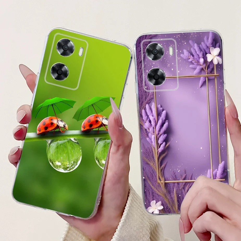 For Oppo A57 4G Case CPH2387 Cute Cat Luxury Painted Cover For Oppo A57s A77s Soft Silicone Case For Oppo A77 4G OppoA57 S Shell