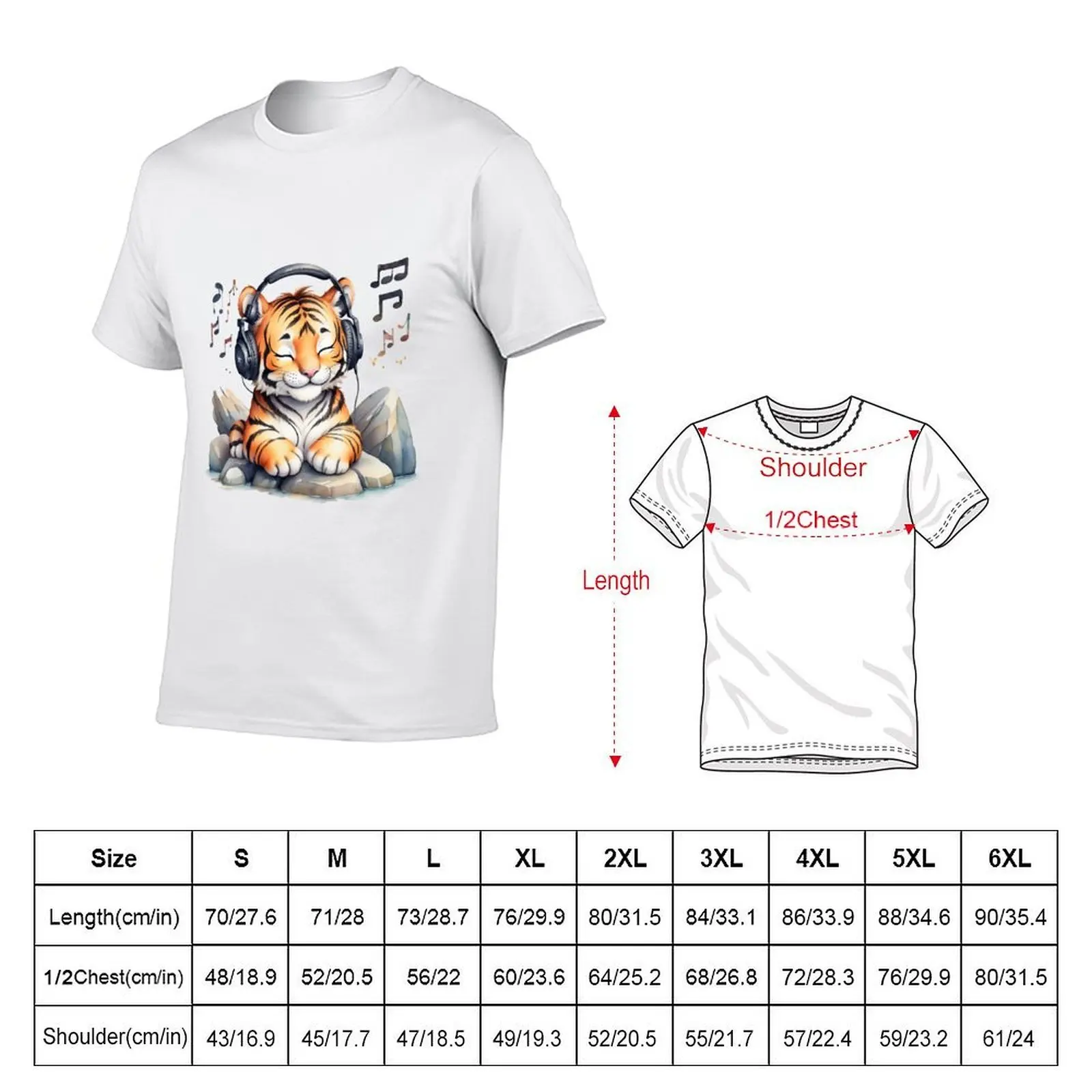 Tiger Zen T-Shirt new gifts and t-shirts custom t-shirts t shirt men 100℅ cotton