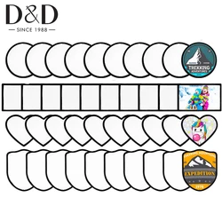 D&D 10pcs/set Sublimation Patches Iron On Blank Patches for DIY Crafts Hats Caps Backpack Uniforms Jeans Backpacks