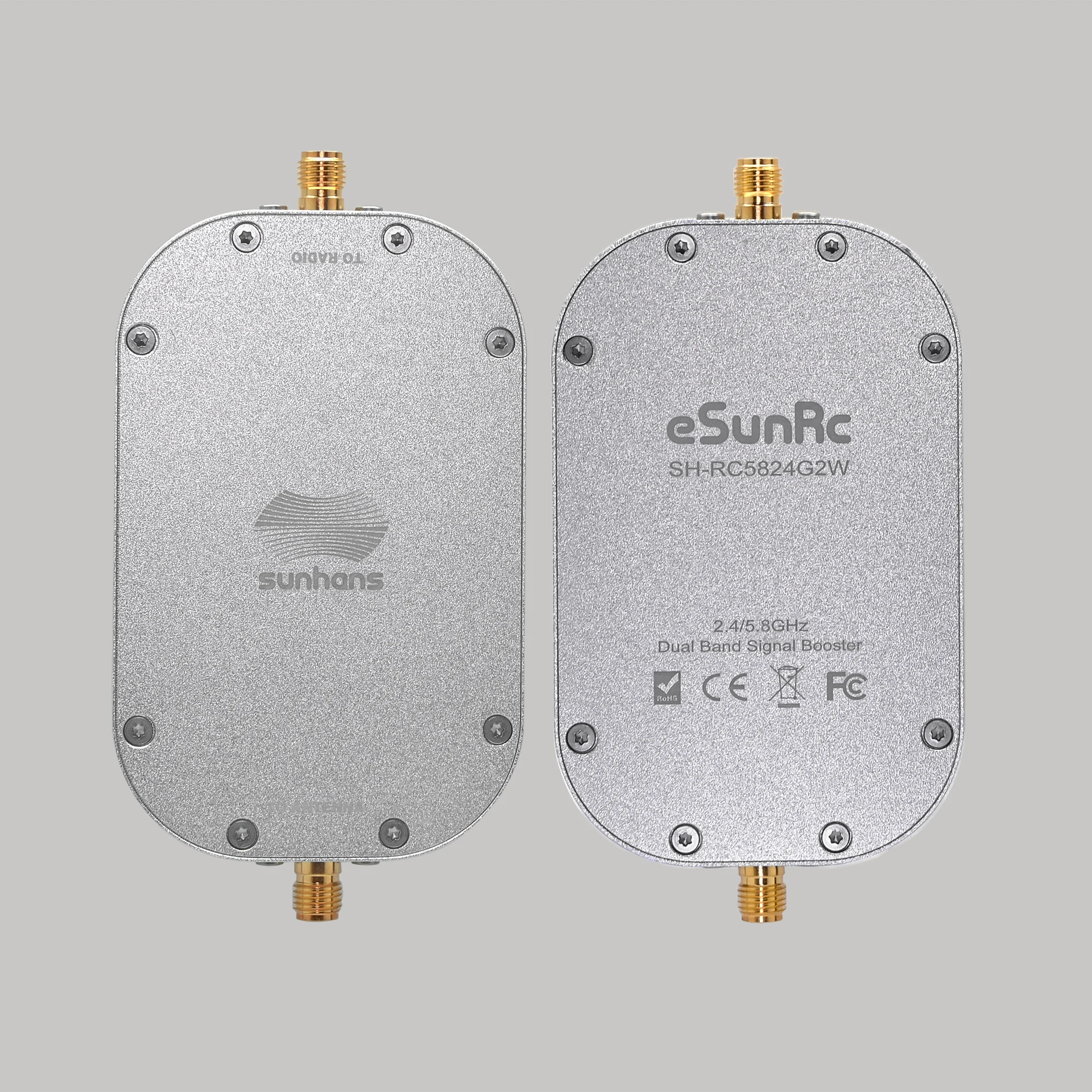 Sunhans eSunRC 2.4GHz & 5.8GHz Dual Band WiFi Signal Booster 2000mW 33dBm Wireless Signal Extender Amplifier For RC DJI Drone