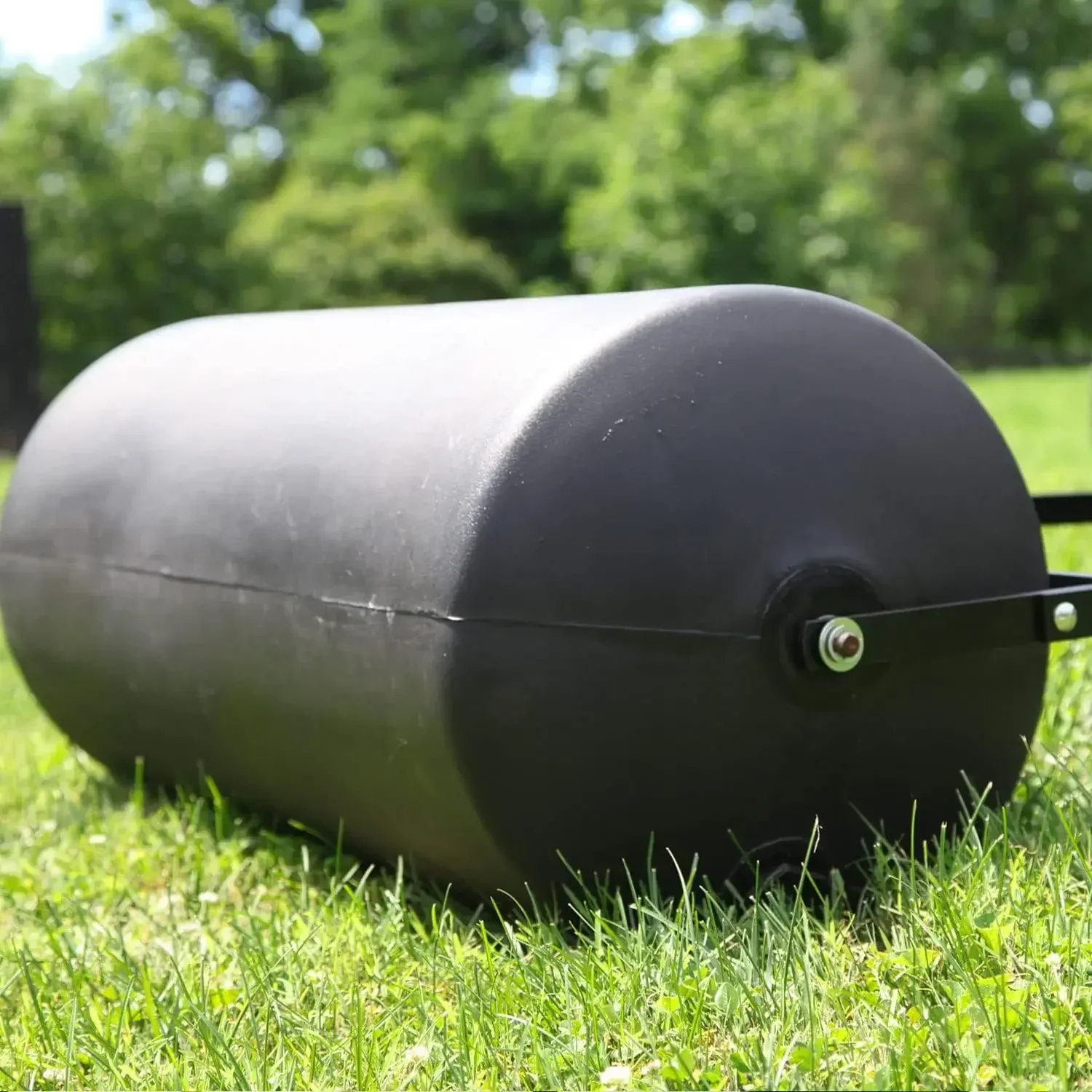 

[New Arrival, Free Shipping!]High quality PRC-241BH-A 270 lb. Combination Push/Tow Poly Lawn Roller with Easy-Turn Tethered Plu