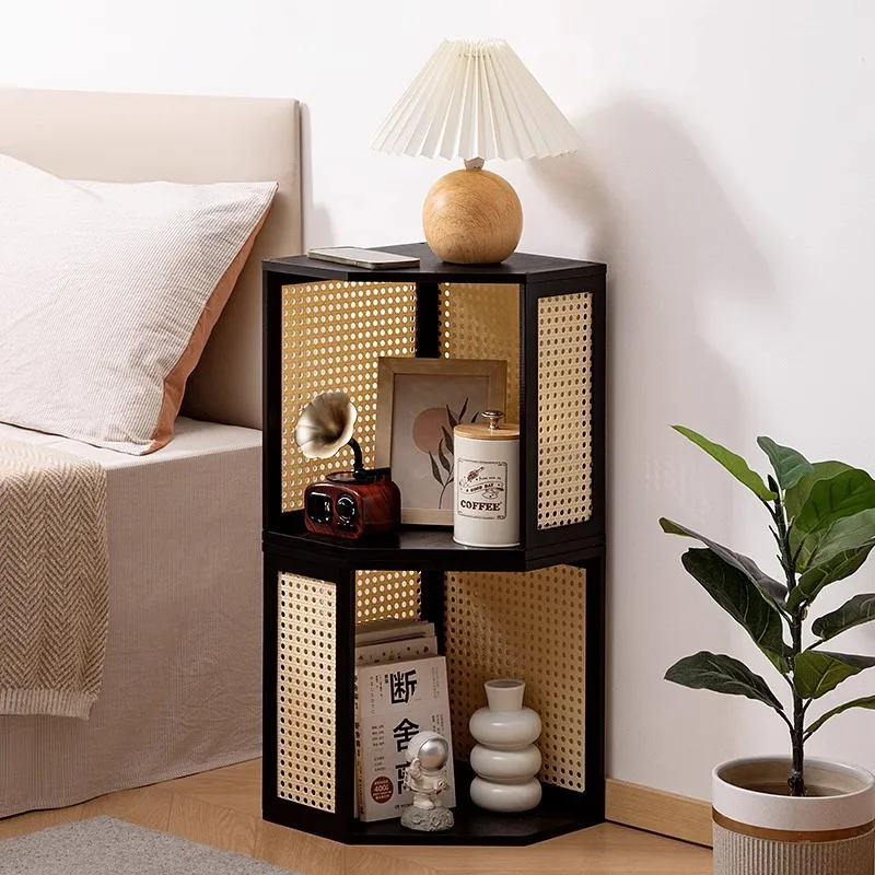 Minimalist Nightstand for Small Spaces Narrow Bedside Table Compact Bedroom Organizer Slim End Table
