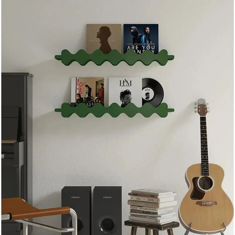 

60cm/80cm Nordic Iron Wall Holder Living Room Sofa Storage Rack Metal Iron Partition Rack Stable Load Bearing Decorative Shelf