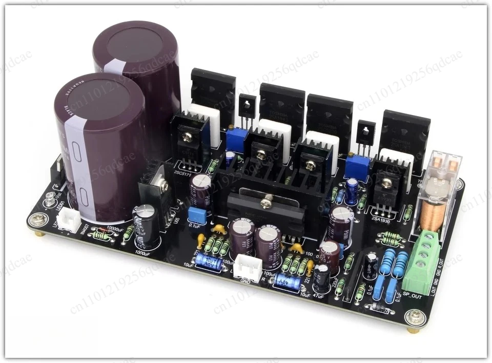 UPC2581 installed with 2*125W dual-channel amplifier board