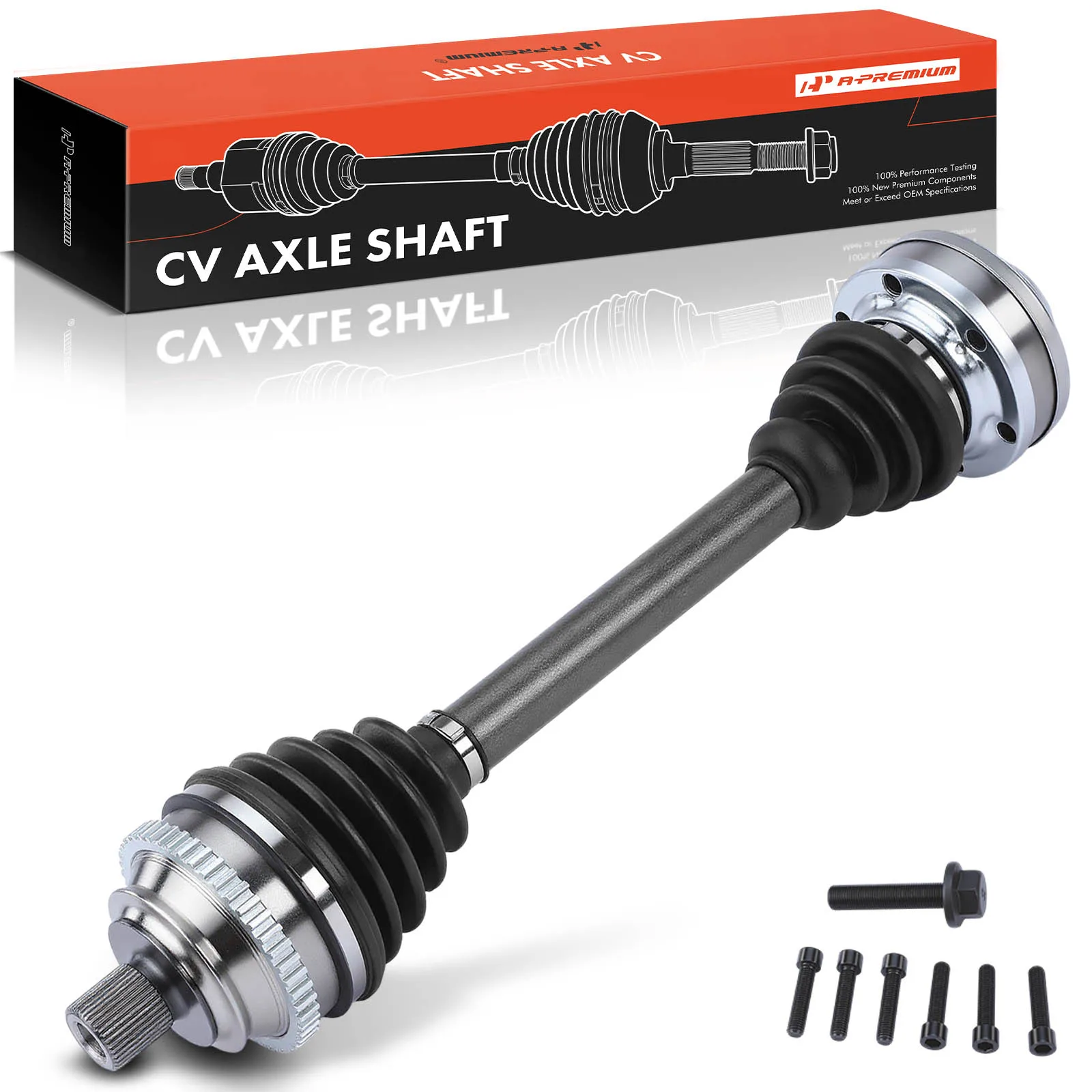 A-Premium Front Driver Side CV Axle Assembly for Volkswagen EuroVan 1992-1996