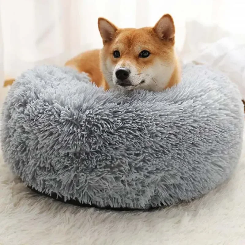 1 Pc Dog Mat Pet Bed Pet Supplies Dog Bed Cat Bed Plush Round Pet Bed Dog Bed