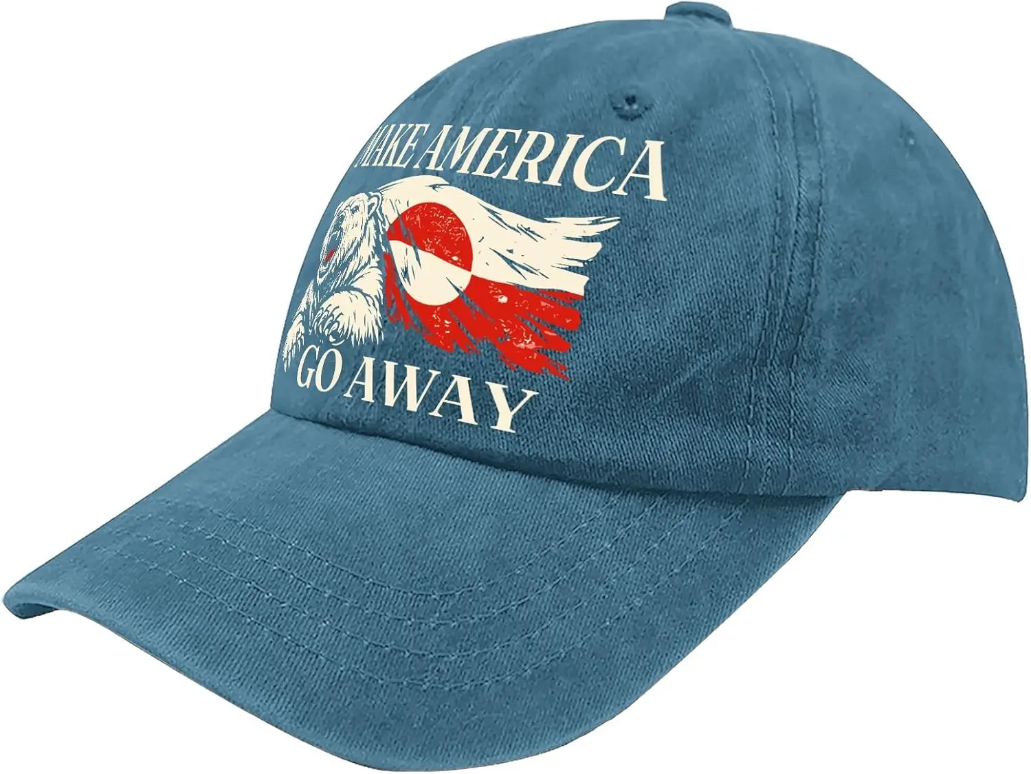 Make America GO Away Hats for Men Fashion Washed Distressed Baseball Caps