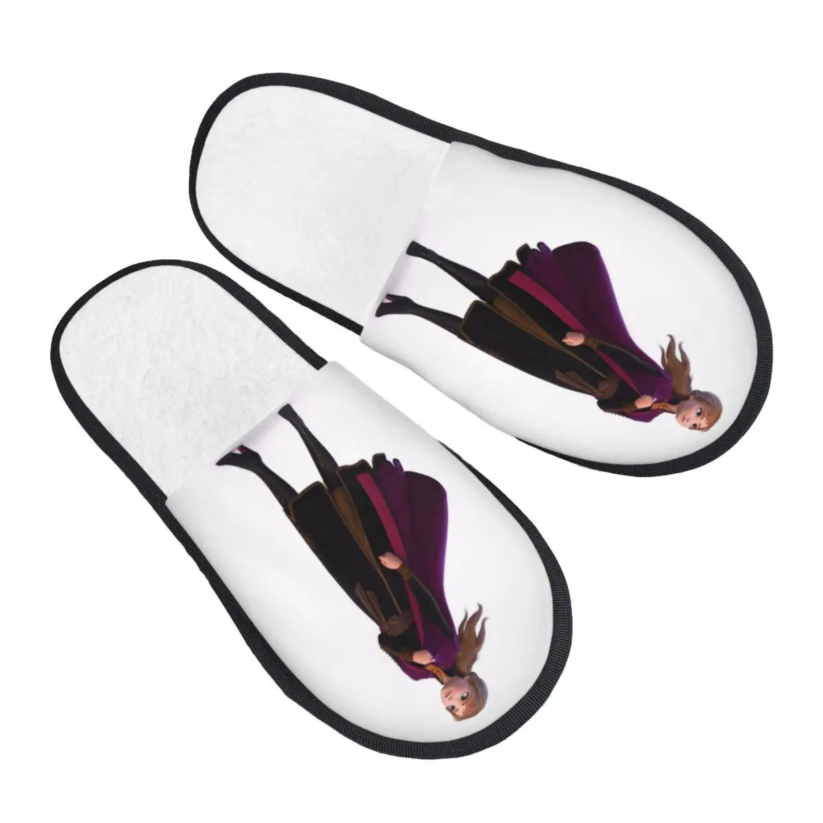 

Удобные тапочки из пены с эффектом памяти на заказ «Холодное сердце» Анны, женская обувь для спа-дома