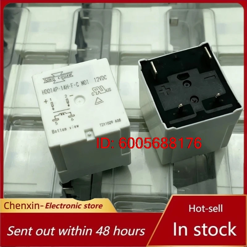 （Brand New）5pcs/lot In stock New HD015P-1AH-F-C L01 12VDC HD014P-1AH-F-C M01 4pins New energy power relay
