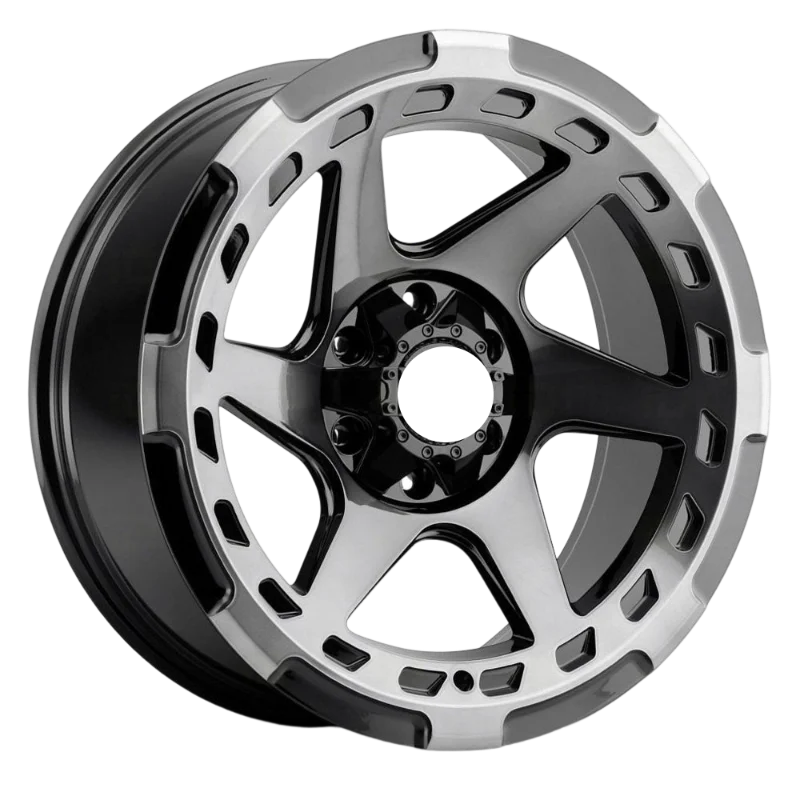 

Alloy Forged Wheels 18 19 20 21 22inch 5x114.3 CNBHRC Offroad Beadlock Gloss Black With Machined Face Custom For Jeep Wrangler