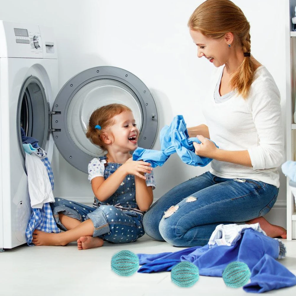 

12 шт., средство для удаления шерсти домашних животных для стирки, многоразовые шарики для удаления ворса, шарики для стирки для кошек, собак, средство для удаления меха домашних животных