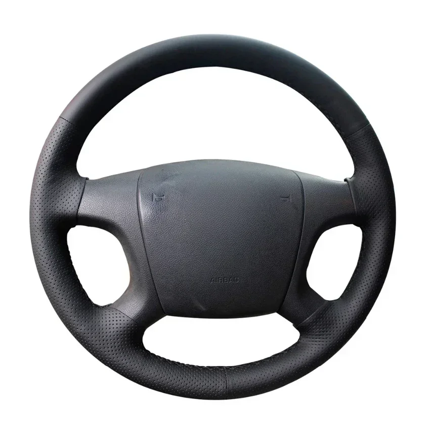 

Black Artificial Leather No-slip Car Steering Wheel Cover for Skoda Fabia Octavia 2004-2009 Roomster 2006-2009 Superb 2006-2008