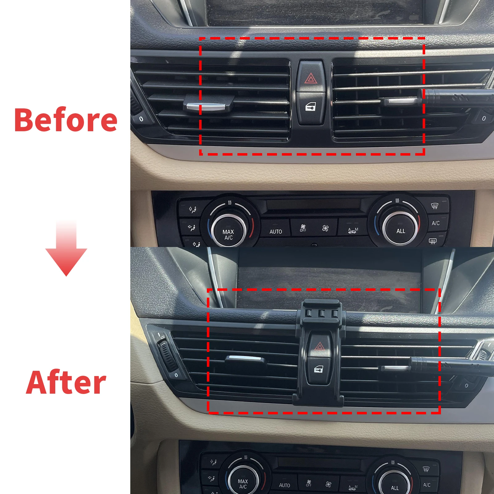 

fit for BMW X1 E84 2012 2013 2014 2015 ​​Anti-Shake Screen Base Phone Holder Mount Stand ​​ Dedicated Car​​ accessoires