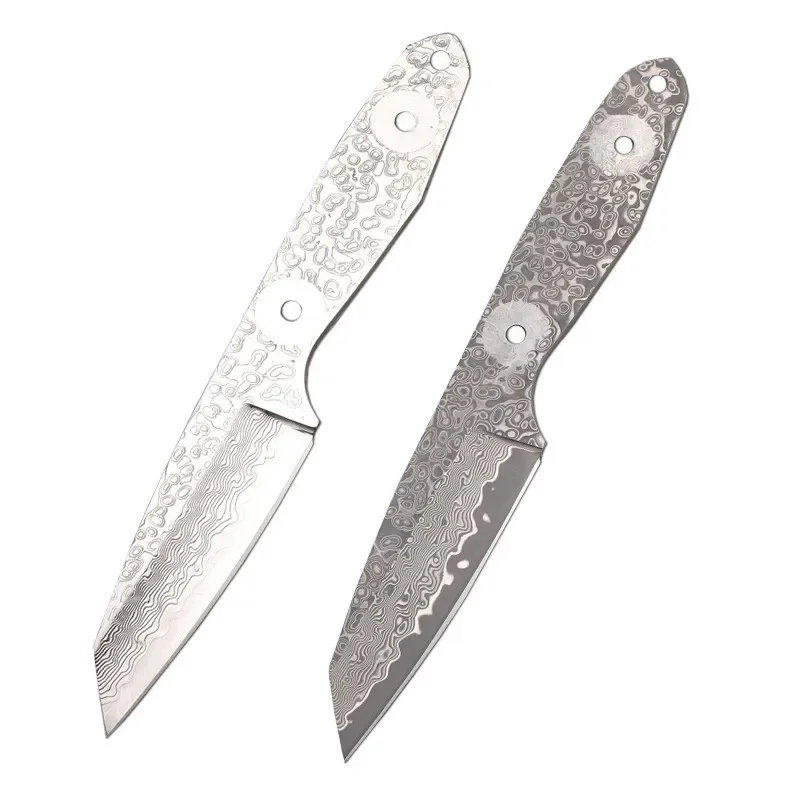 

DIY полуфабрикат VG10 дамасская сталь заготовки для ножей Maersk стальные бытовые DIY ножи с фиксированным лезвием эмбрион