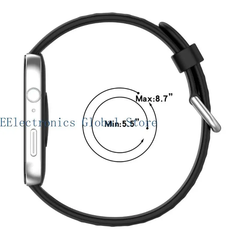 

Гладкий силиконовый ремешок 462B, эластичный ремешок для часов, удобные ремешки для часов Fit4