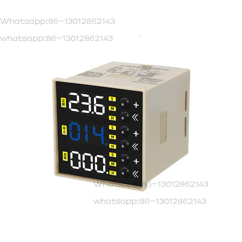 JZF-10 Forward and Reverse Time Relay 220V Adjustable Time Motor Automatic Controller 0.01S-999H