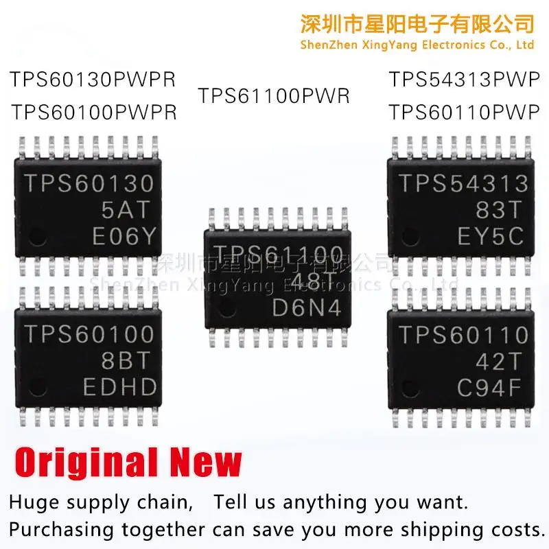 New TPS54313 / TPS60110PWP TPS60100 / TPS60130PWPR TPS61100PWR