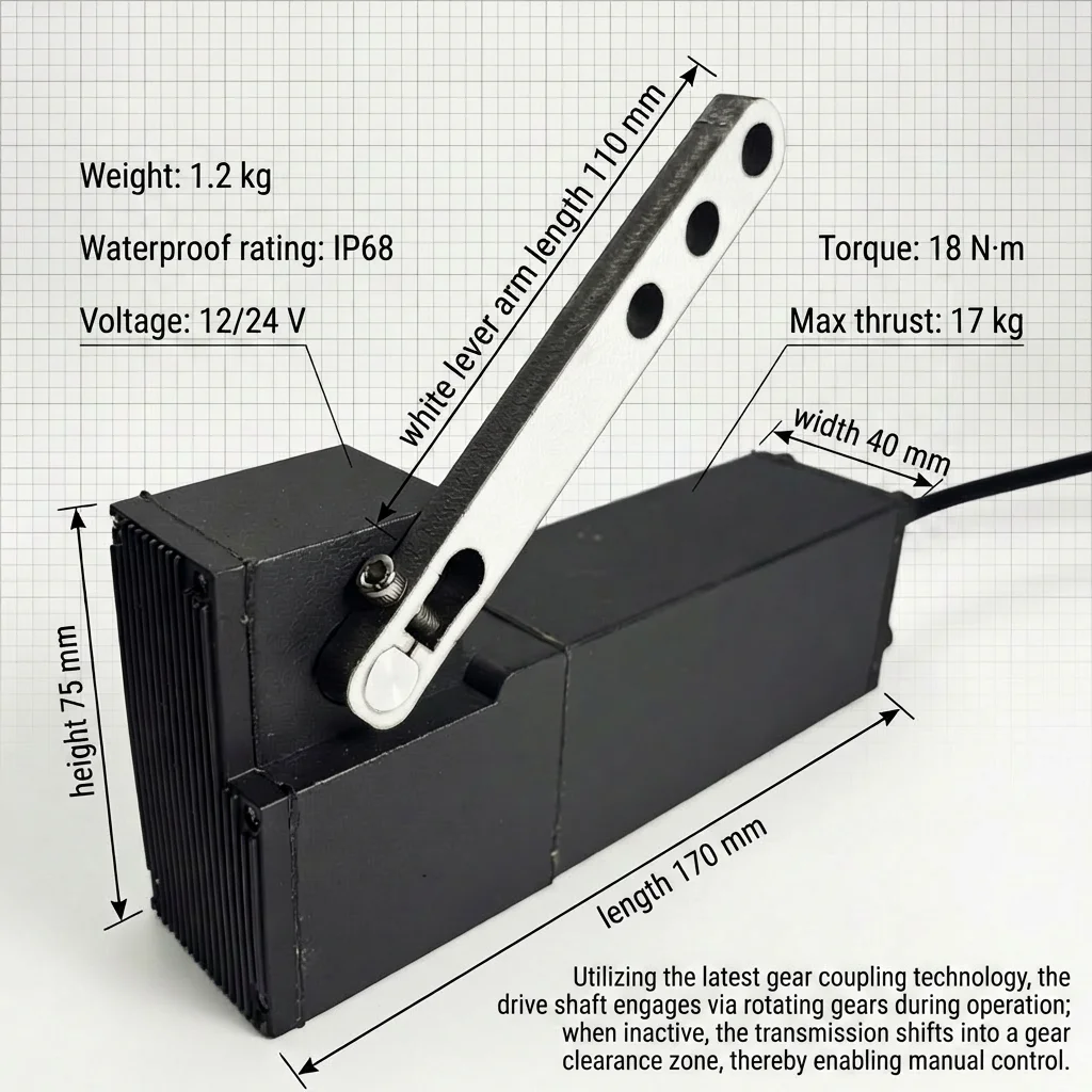 4-Bar wireless control unit for truck cranes and drilling rigs; with upgraded remote control function; clutch motor.