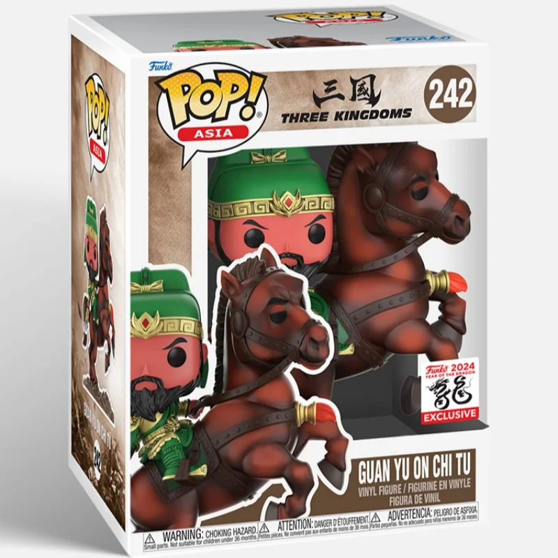 

Funko Pop Asia Romance Of The Three Kingdoms Series 6 Inch Guan Yu Riding Red Rabbit Anime Figure Pop Doll Desk Decora Ornament