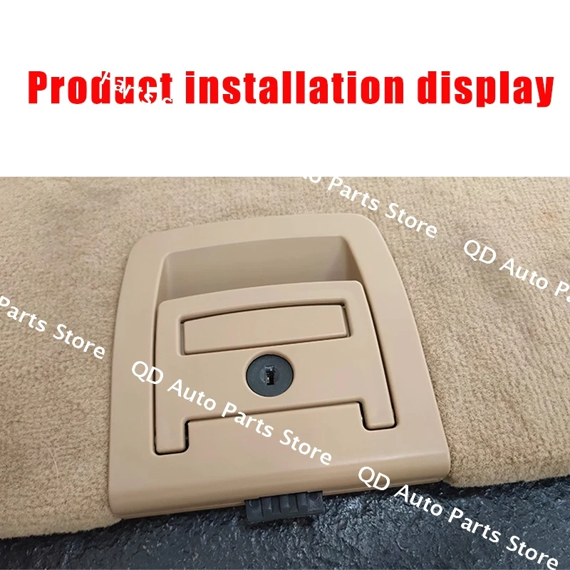 For BMW E70 X5 E71 X6 2006-2013 OEM 51476958161 Car Trunk Tail Cover Bottom Plate Mat Floor Carpet Handle Auto Accessories